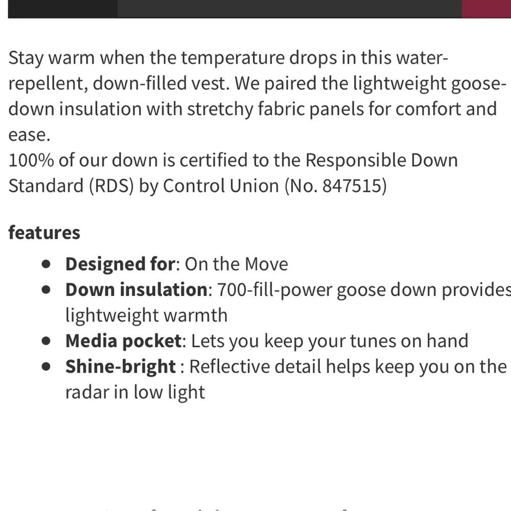 NWT Lululemon Down for It All Vest Psychic Size Large - Picture 10 of 11